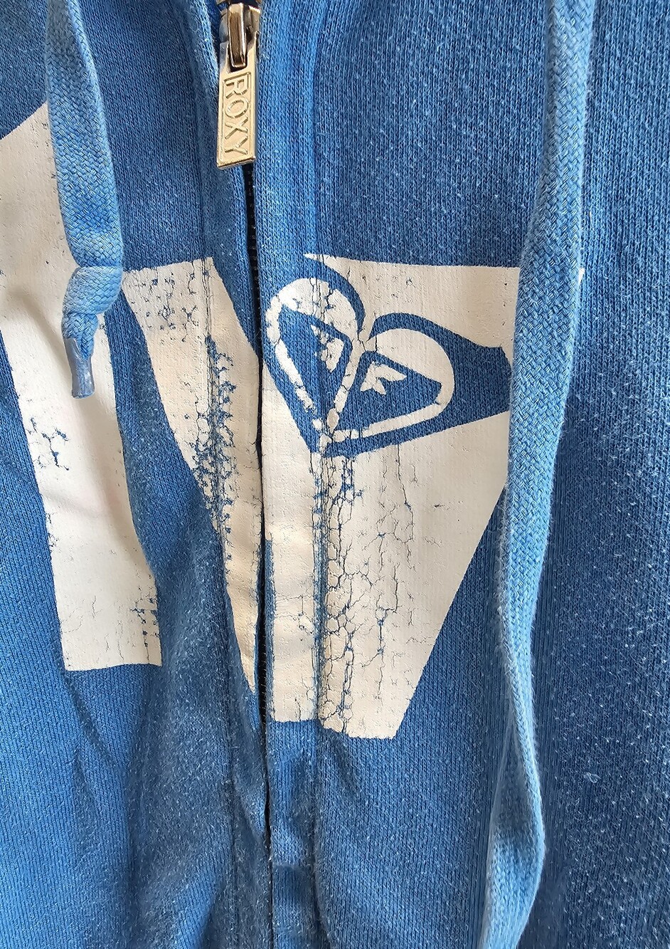 Roxy Blue Logo Zip-Up Hoodie Las VEGAS
